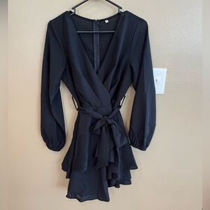 Short Black Formal Occasion Dress